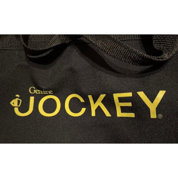 Jockey Duffel Bag VTG (?) Sports Tote Travel Flight Tourist Gym Fitness Exercise - Picture 2 of 6